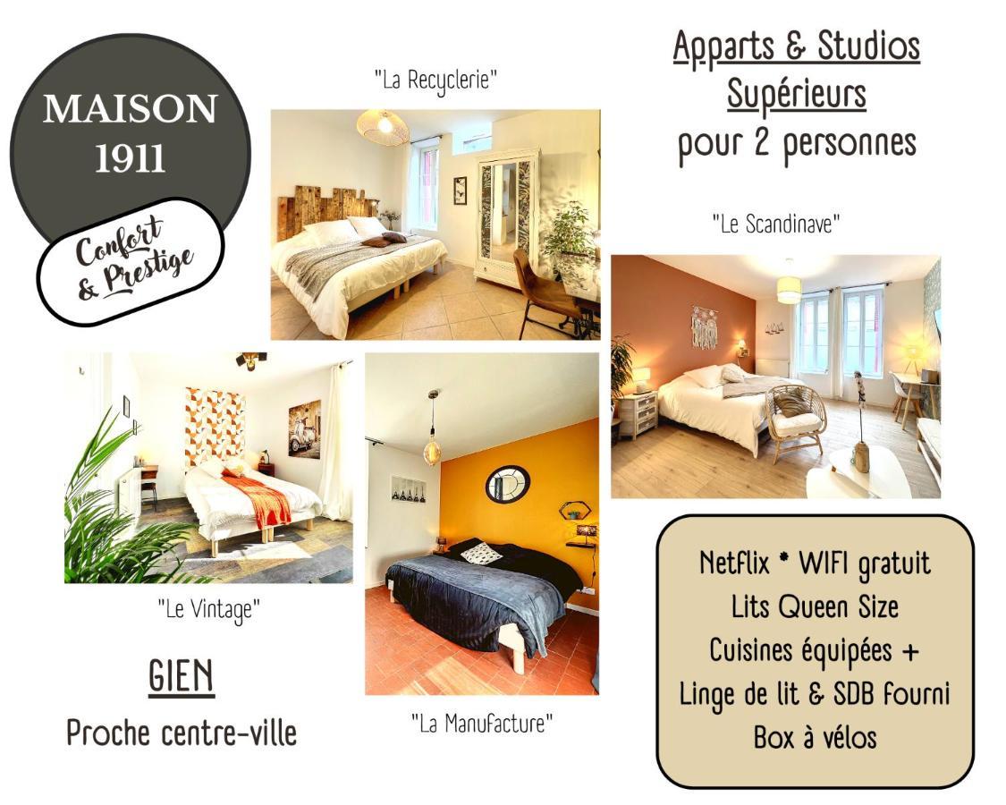 Appart Le Scandinave - Maison 1911 - Confort & Prestige جيان المظهر الخارجي الصورة